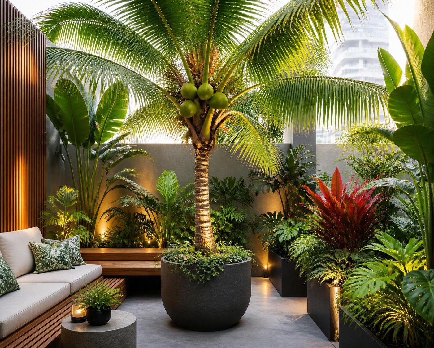 découvrez comment intégrer le palmier cocotier (cocos nucifera) dans votre jardin urbain pour apporter une touche exotique et naturelle à votre espace extérieur.