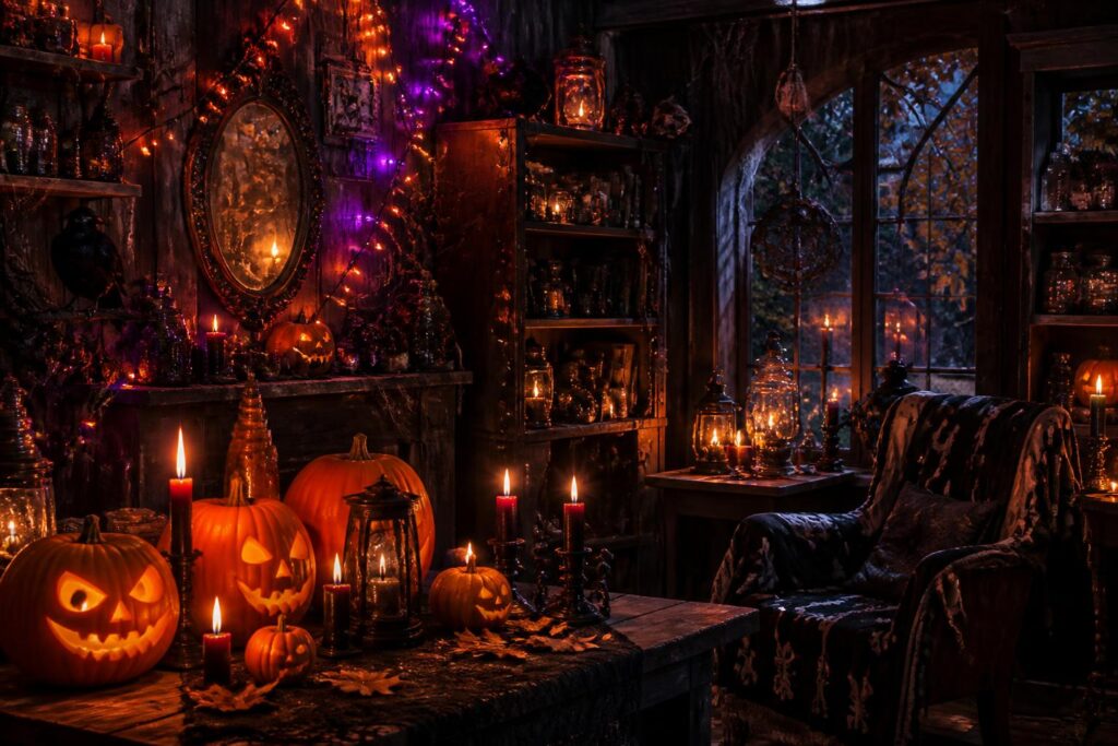 découvrez des idées originales de décoration halloween pour un intérieur terriblement réussi et effrayant à souhait. inspirez-vous pour créer une ambiance unique et halloweenesque chez vous !