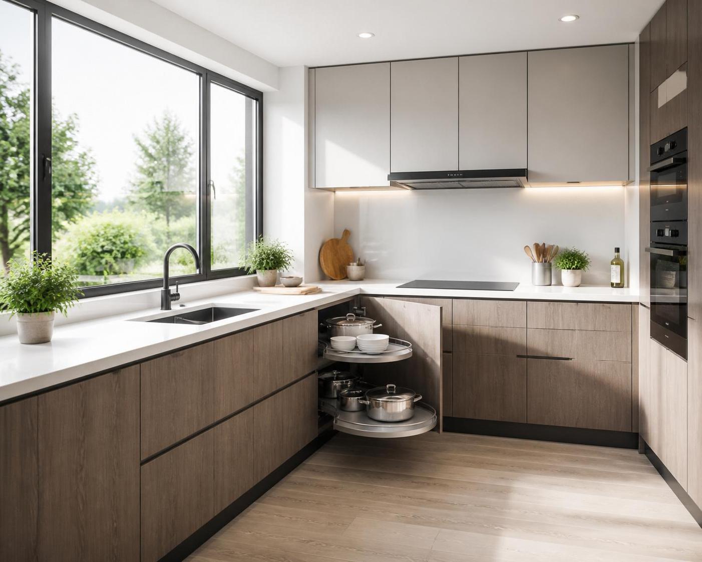 découvrez comment optimiser chaque coin de votre cuisine avec un plan de travail d'angle alliant fonctionnalité et style pour un espace pratique et esthétique.