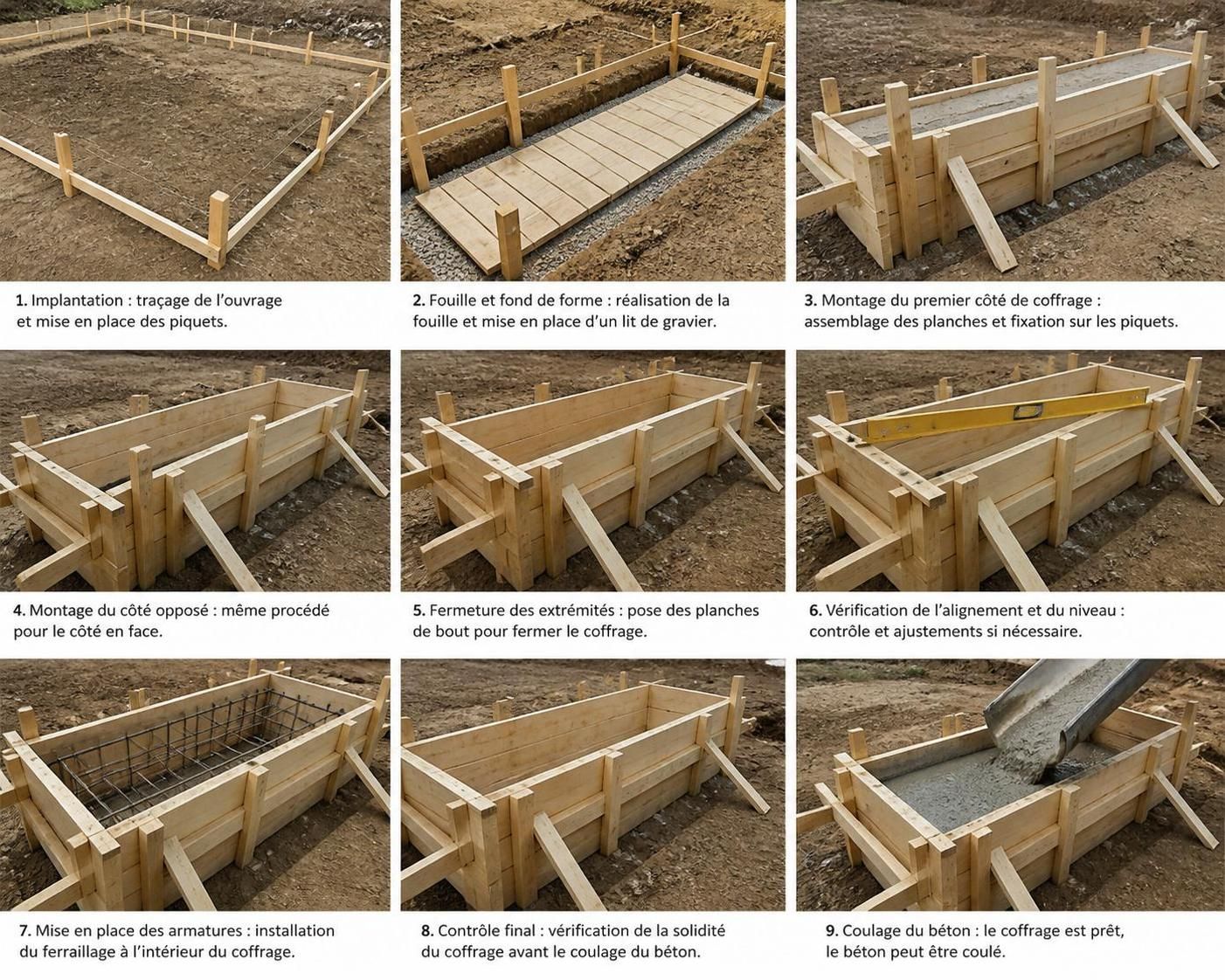 découvrez nos astuces pratiques pour un montage de coffrage planche solide et durable, garantissant la réussite de vos projets de construction.