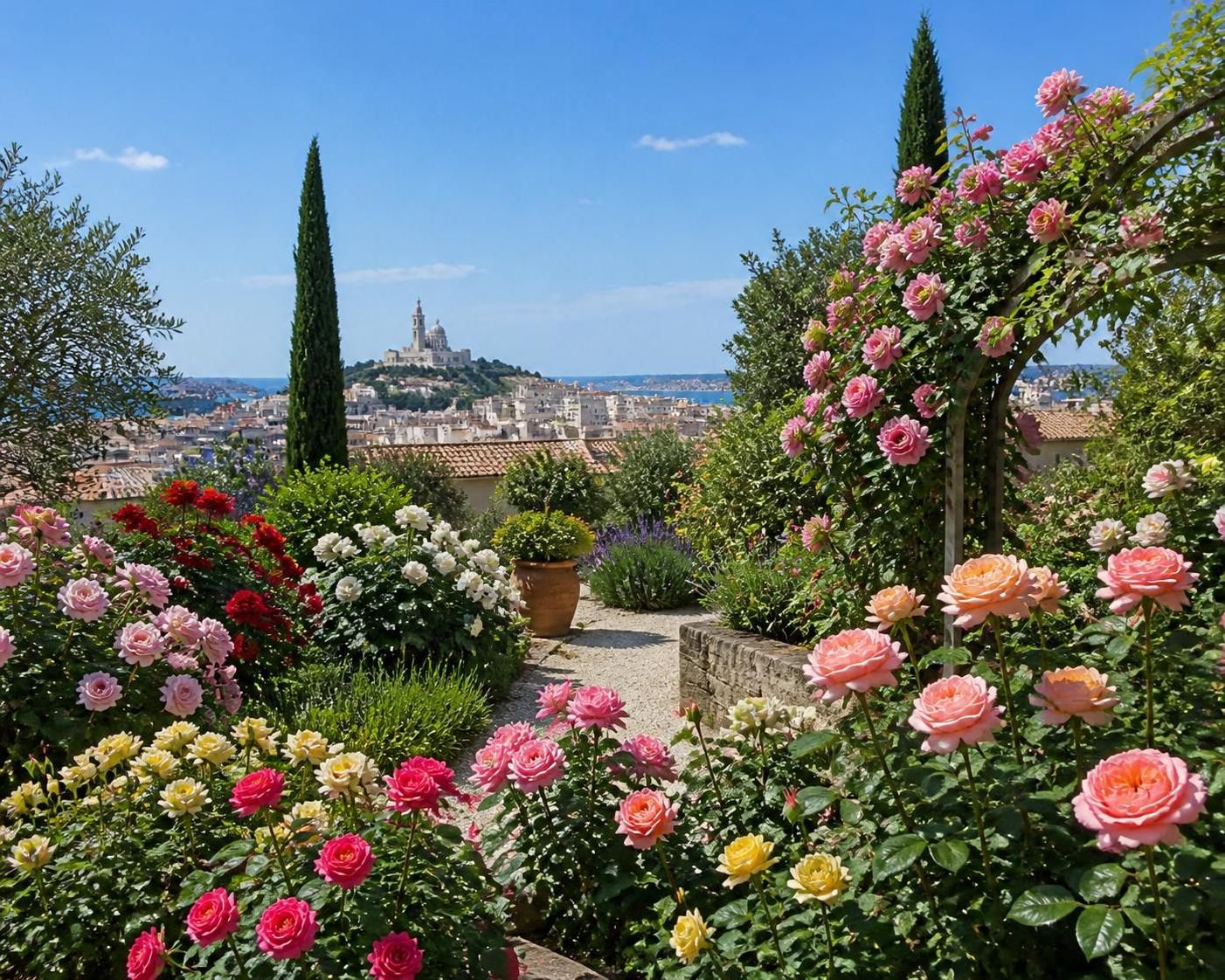 découvrez les variétés de rosiers les mieux adaptées au climat méditerranéen de marseille pour un jardin fleuri toute l'année.
