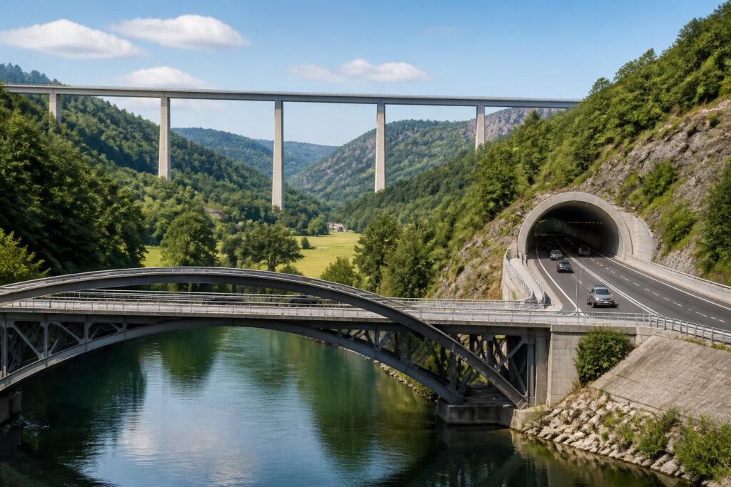 découvrez comment les ouvrages d'art transforment nos paysages urbains et ruraux, alliant ingénierie et esthétique pour façonner nos environnements quotidiens.