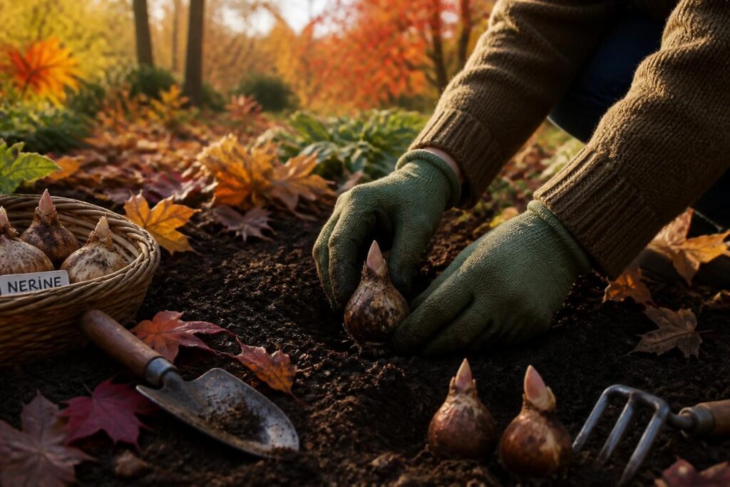 découvrez nos astuces pour réussir la plantation des bulbes de nerine en automne et embellir votre jardin avec ces fleurs élégantes.