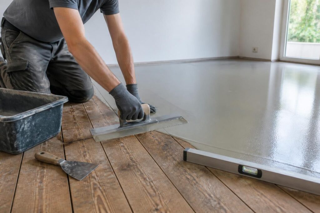 Ragréage sur plancher en bois : réussir une surface parfaitement plane et stable