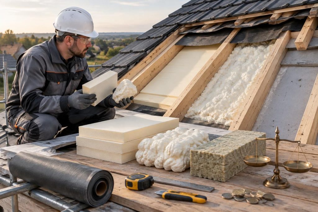 comparez les mousses isolantes pour toiture : polyuréthane ou mousse expansive, avantages, critères de choix et prix du marché pour réussir vos travaux.